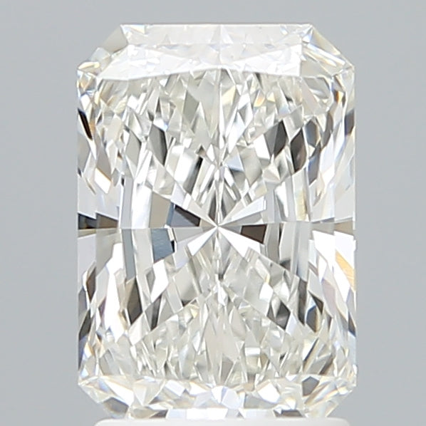 2.09 Carat Radiant Shaped, Excellent Cut, F Color, VVS1 Clarity, IGI Certified Lab Grown Diamond