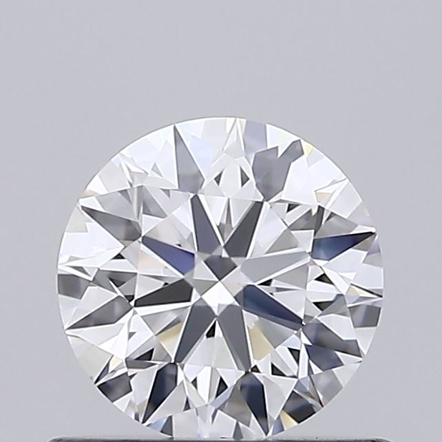 0.53 Carat Round Shaped, Ideal Cut, D Color, VVS2 Clarity, IGI Certified Lab Grown Diamond
