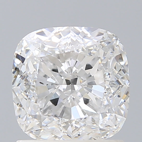 1.51 Carat Cushion Shaped, Ideal Cut, D Color, SI1 Clarity, IGI Certified Lab Grown Diamond