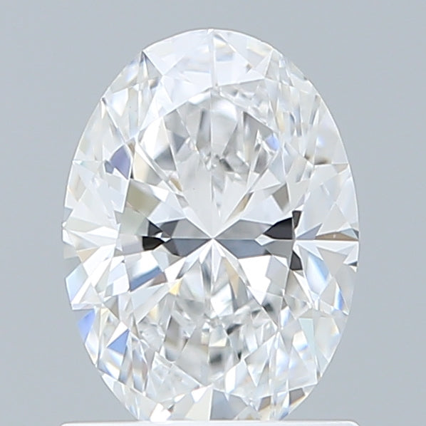 1.09 Carat Oval Shaped, Ideal Cut, D Color, VVS2 Clarity, IGI Certified Lab Grown Diamond