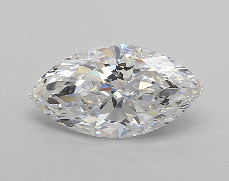 1.52 Carat Marquise Shaped, Excellent Cut, E Color, VVS2 Clarity, IGI Certified Lab Grown Diamond