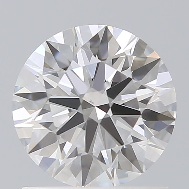 1.12 Carat Round Shaped, Ideal Cut, D Color, VS2 Clarity, IGI Certified Lab Grown Diamond