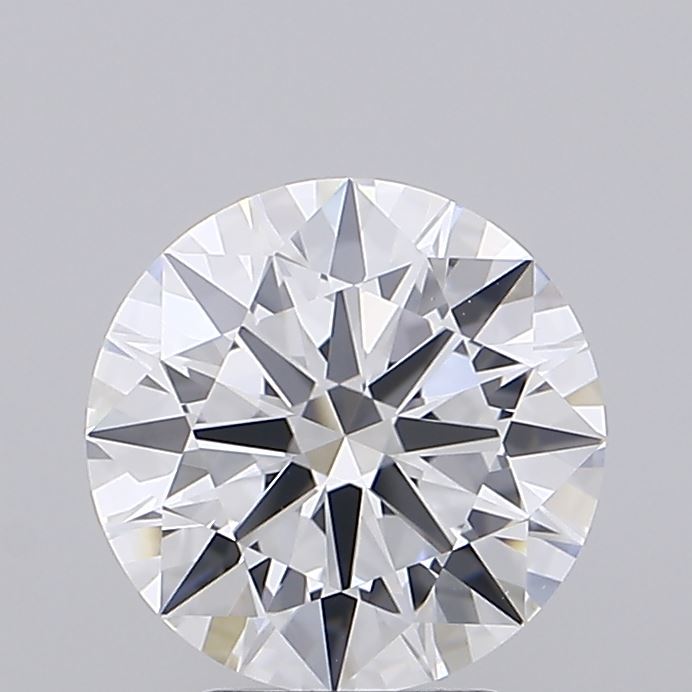 2.18 Carat Round Shaped, Ideal Cut, D Color, FL Clarity, IGI Certified Lab Grown Diamond