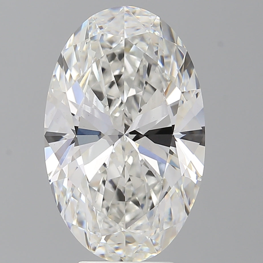 6.09 Carat Oval Shaped, Ideal Cut, F Color, VVS2 Clarity, IGI Certified Lab Grown Diamond