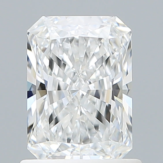 1.04 Carat Radiant Shaped, Ideal Cut, D Color, VVS2 Clarity, IGI Certified Lab Grown Diamond