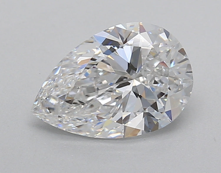 1.20 Carat Pear Shaped, Excellent Cut, D Color, VS1 Clarity, IGI Certified Lab Grown Diamond