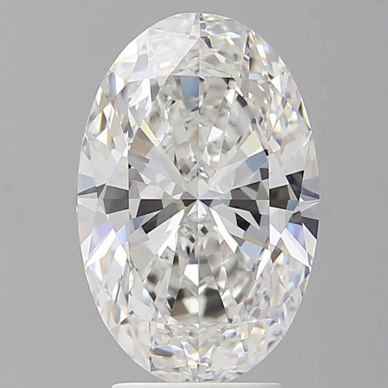 3.59 Carat Oval Shaped, Ideal Cut, F Color, VVS2 Clarity, IGI Certified Lab Grown Diamond