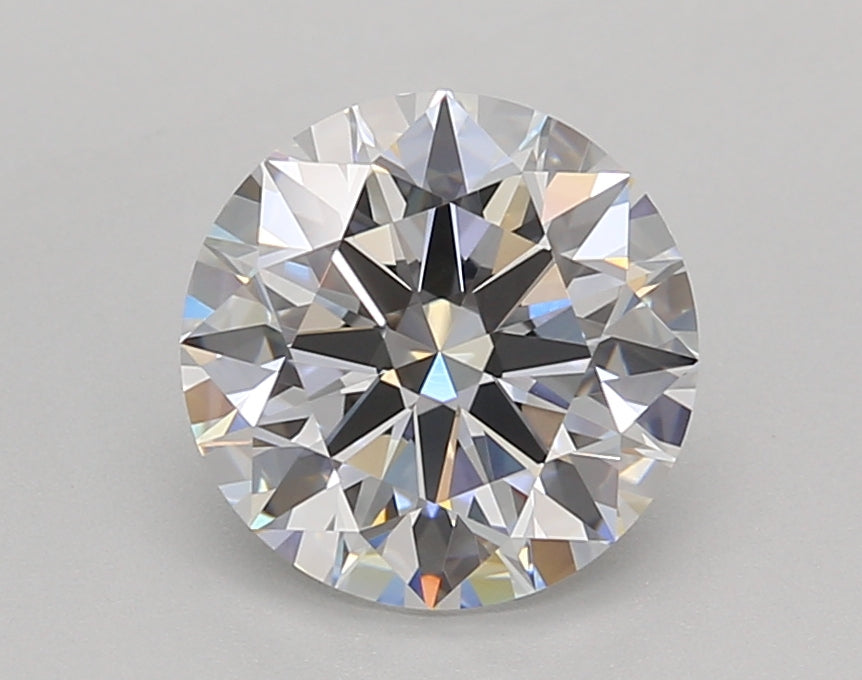 2.02 Carat Round Shaped, Ideal Cut, D Color, VVS2 Clarity, IGI Certified Lab Grown Diamond