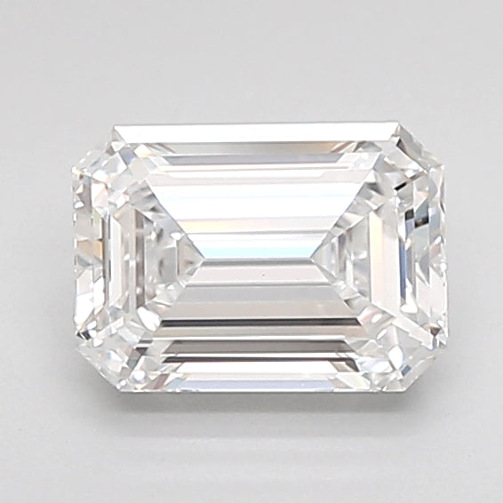 1.10 Carat Emerald Shaped, Very Good Cut, D Color, VVS2 Clarity, IGI Certified Lab Grown Diamond