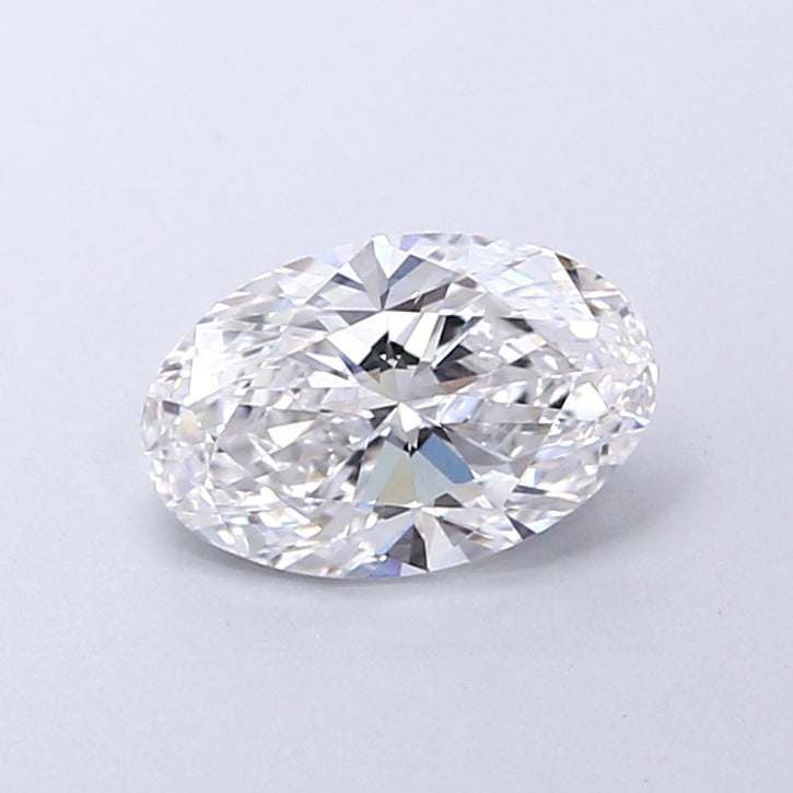 1.13 Carat Oval Shaped, Very Good Cut, D Color, VVS2 Clarity, IGI Certified Lab Grown Diamond