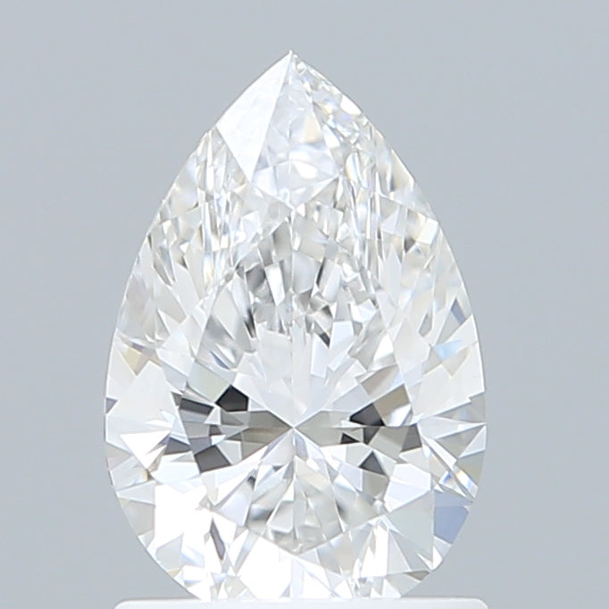 1.18 Carat Pear Shaped, Ideal Cut, D Color, VVS2 Clarity, IGI Certified Lab Grown Diamond