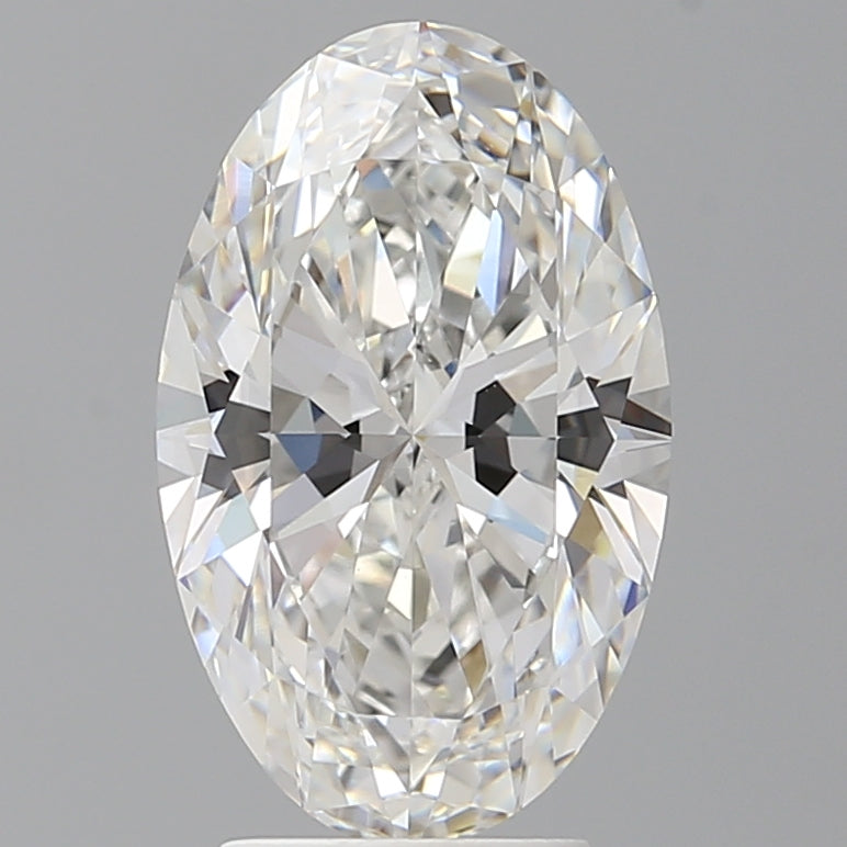 3.57 Carat Oval Shaped, Ideal Cut, F Color, VVS2 Clarity, IGI Certified Lab Grown Diamond