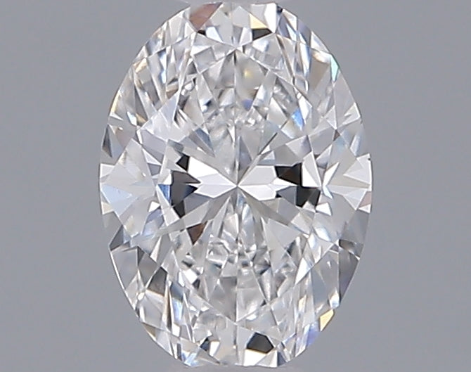 0.54 Carat Oval Shaped, Excellent Cut, D Color, VVS2 Clarity, IGI Certified Lab Grown Diamond