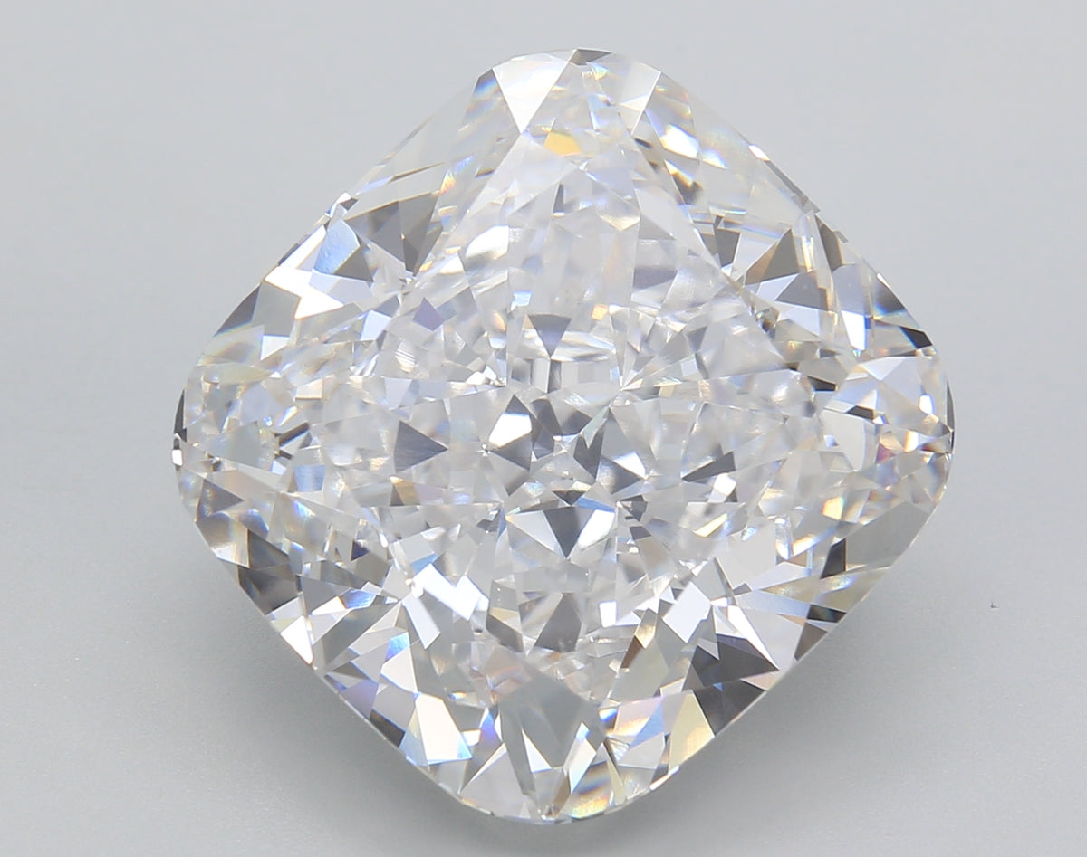18.25 Carat Cushion Shaped, Ideal Cut, E Color, VVS2 Clarity, IGI Certified Lab Grown Diamond