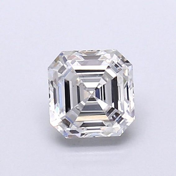 0.60 Carat Asscher Shaped, Very Good Cut, D Color, VS2 Clarity, IGI Certified Lab Grown Diamond