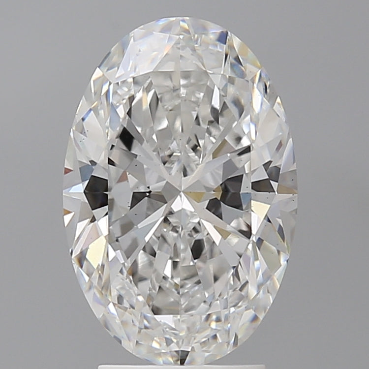 3.56 Carat Oval Shaped, Ideal Cut, D Color, VS2 Clarity, IGI Certified Lab Grown Diamond