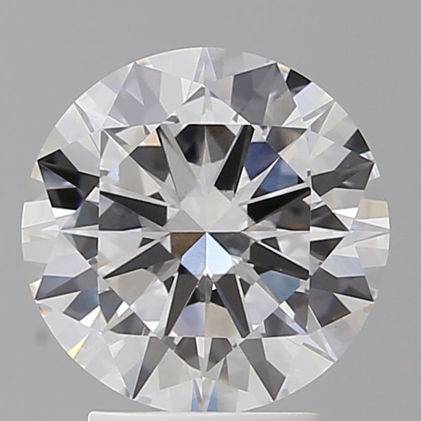 3.00 Carat Round Shaped, Excellent Cut, E Color, VVS2 Clarity, IGI Certified Lab Grown Diamond