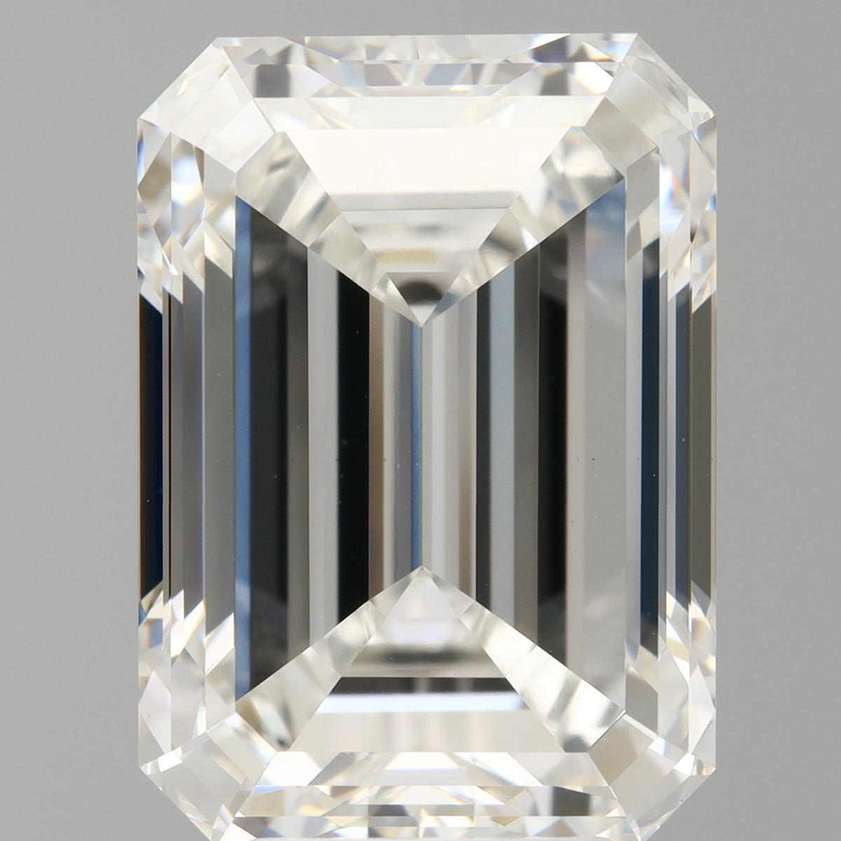 7.00 Carat Emerald Shaped, Ideal Cut, F Color, VVS2 Clarity, IGI Certified Lab Grown Diamond