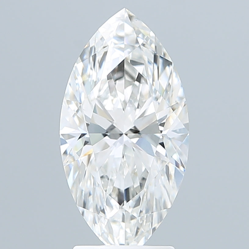 3.07 Carat Marquise Shaped, Ideal Cut, F Color, VVS1 Clarity, IGI Certified Lab Grown Diamond