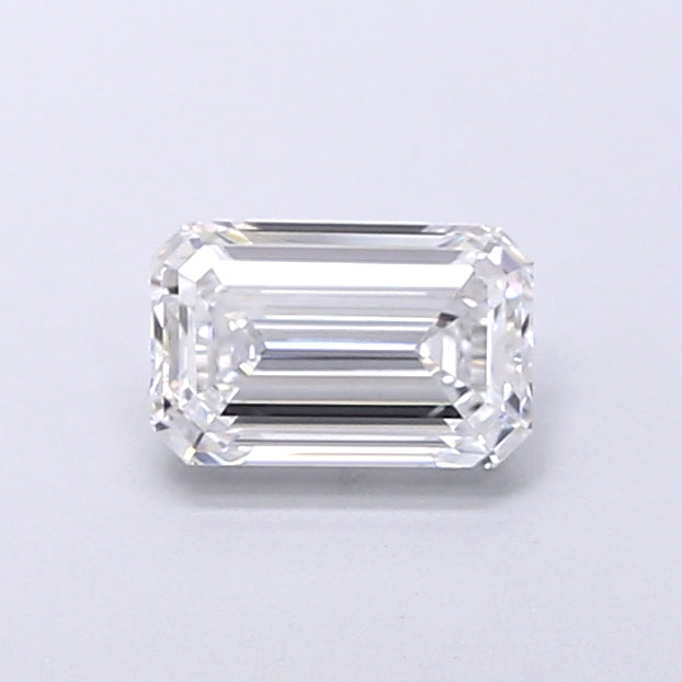 0.91 Carat Emerald Shaped, Very Good Cut, D Color, VS1 Clarity, IGI Certified Lab Grown Diamond
