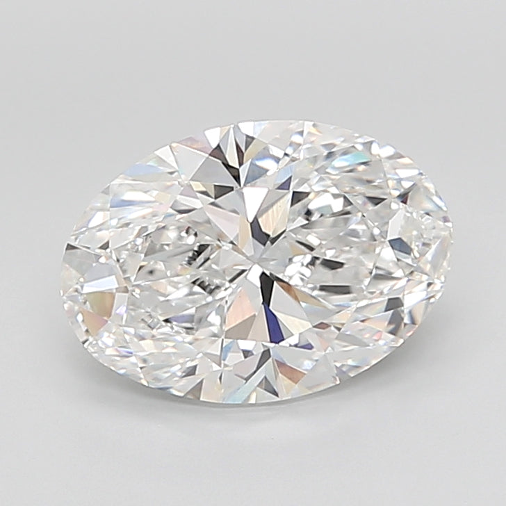 6.05 Carat Oval Shaped, Ideal Cut, E Color, VVS2 Clarity, IGI Certified Lab Grown Diamond