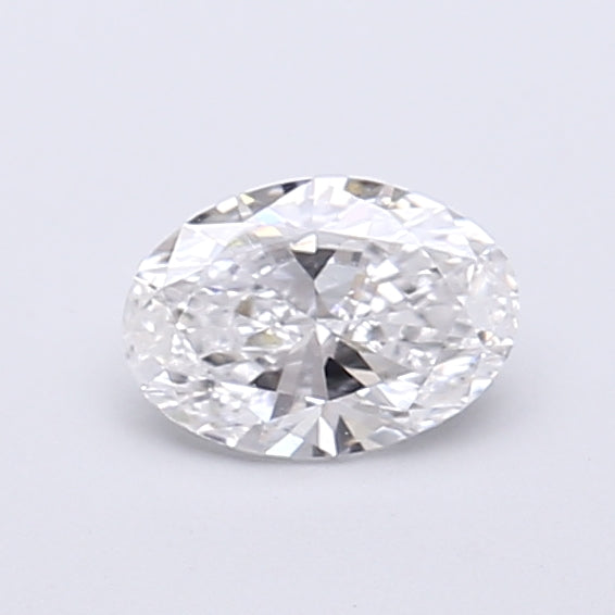 0.49 Carat Oval Shaped, Very Good Cut, D Color, VVS2 Clarity, IGI Certified Lab Grown Diamond