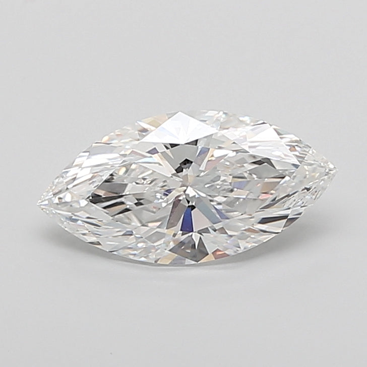 3.09 Carat Marquise Shaped, Ideal Cut, E Color, VVS2 Clarity, IGI Certified Lab Grown Diamond