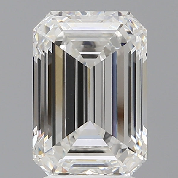2.94 Carat Emerald Shaped, Ideal Cut, E Color, VVS2 Clarity, IGI Certified Lab Grown Diamond