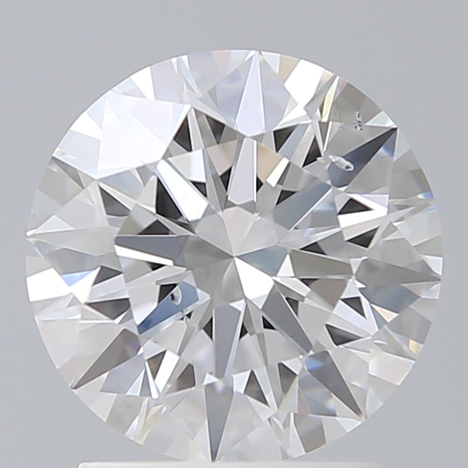 2.12 Carat Round Shaped, Ideal Cut, E Color, SI1 Clarity, IGI Certified Lab Grown Diamond