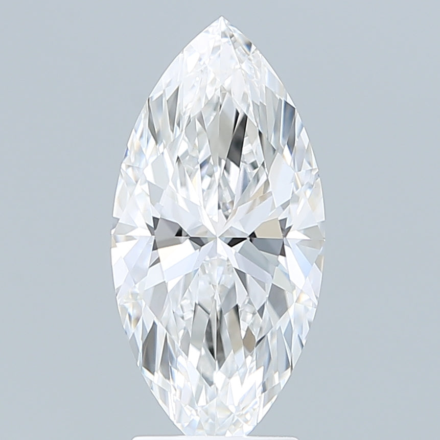 3.06 Carat Marquise Shaped, Ideal Cut, E Color, VVS2 Clarity, IGI Certified Lab Grown Diamond