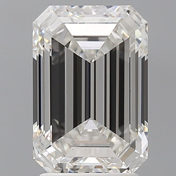 3.10 Carat Emerald Shaped, Excellent Cut, F Color, VS1 Clarity, IGI Certified Lab Grown Diamond