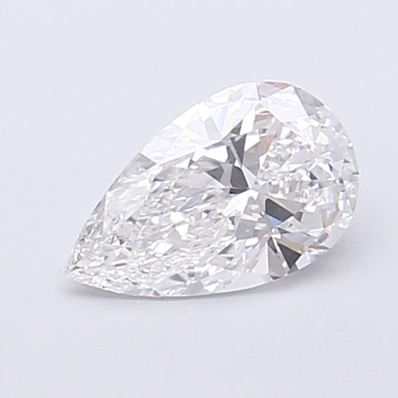 0.66 Carat Pear Shaped, Very Good Cut, D Color, VVS2 Clarity, IGI Certified Lab Grown Diamond