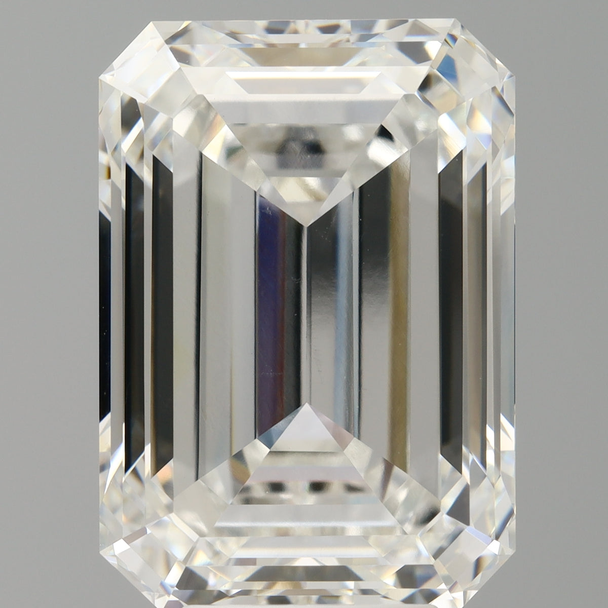 8.08 Carat Emerald Shaped, Ideal Cut, F Color, VVS2 Clarity, IGI Certified Lab Grown Diamond