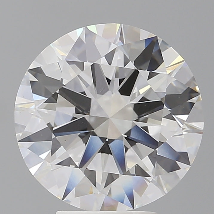 5.07 Carat Round Shaped, Excellent Cut, F Color, VS1 Clarity, IGI Certified Lab Grown Diamond