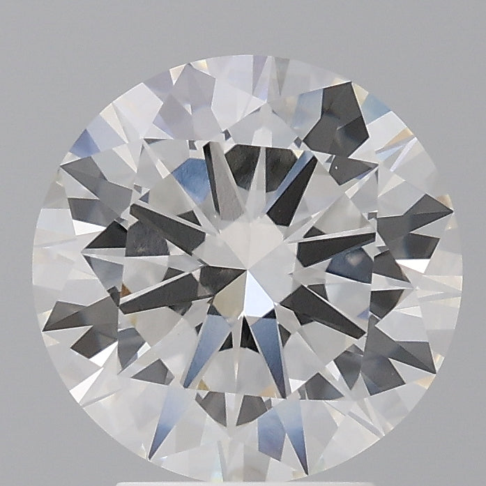 3.51 Carat Round Shaped, Excellent Cut, F Color, VS1 Clarity, IGI Certified Lab Grown Diamond