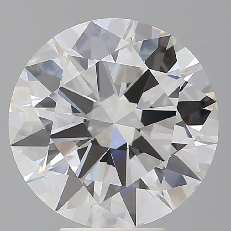 6.02 Carat Round Shaped, Excellent Cut, E Color, VVS2 Clarity, IGI Certified Lab Grown Diamond