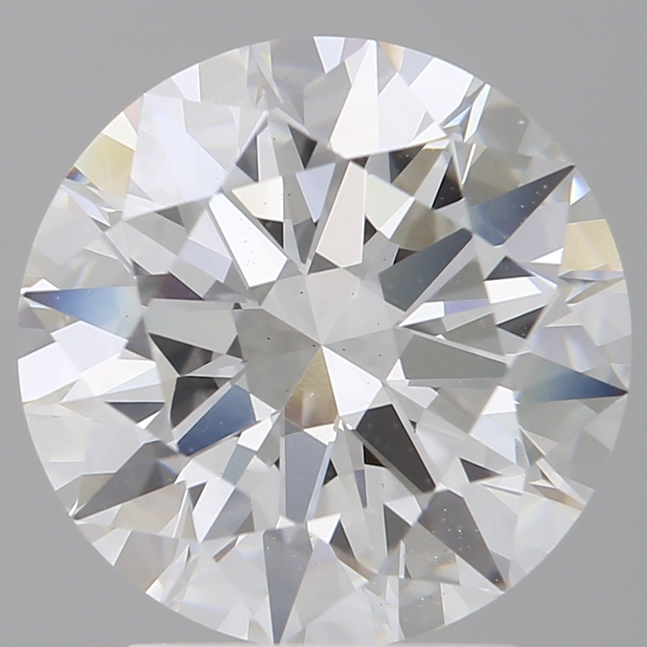 3.02 Carat Round Shaped, Ideal Cut, E Color, VS1 Clarity, IGI Certified Lab Grown Diamond