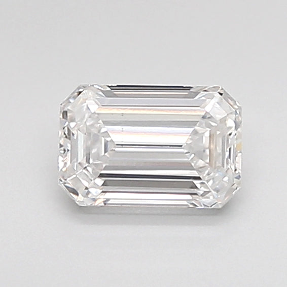 0.63 Carat Emerald Shaped, Very Good Cut, E Color, VS1 Clarity, IGI Certified Lab Grown Diamond