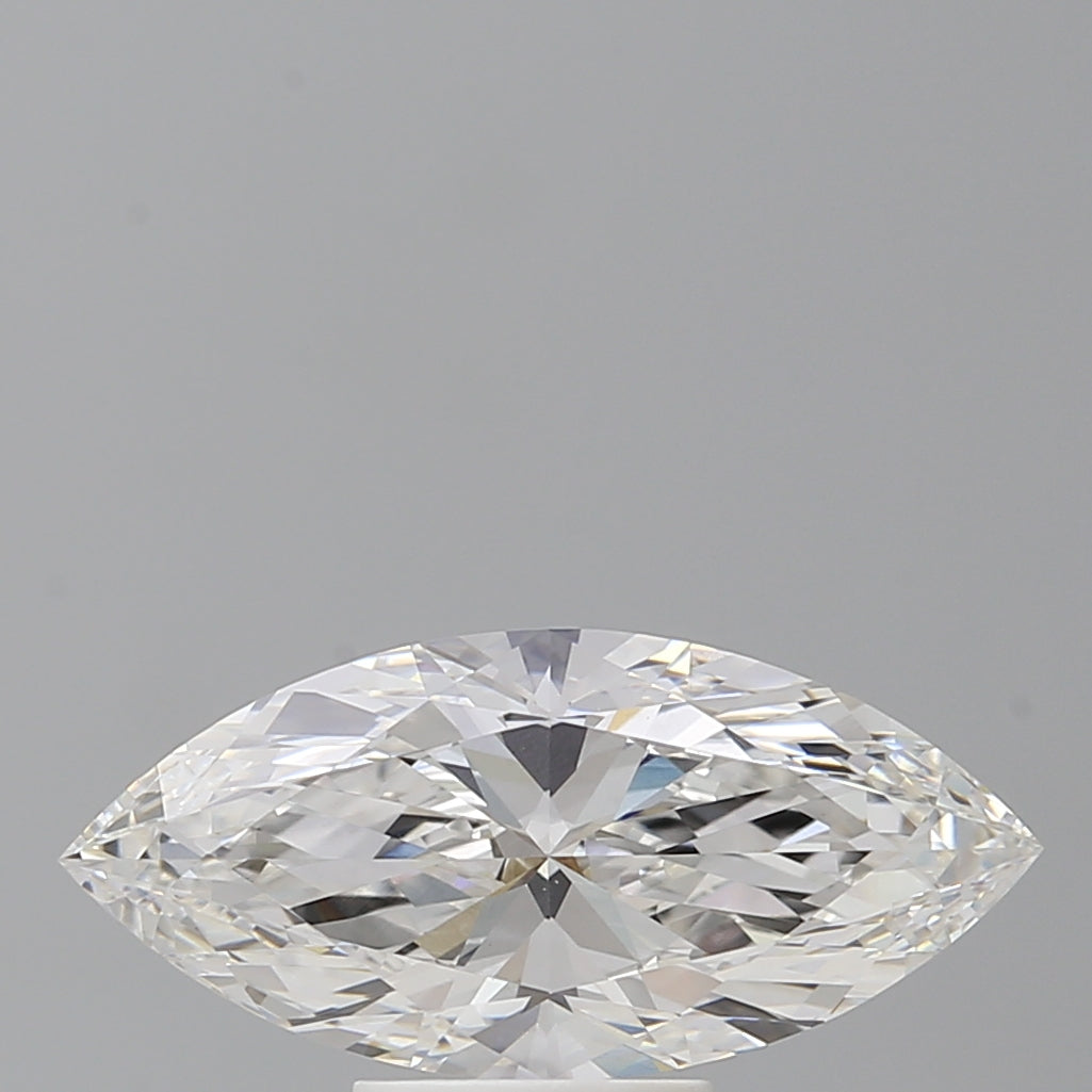 3.10 Carat Marquise Shaped, Ideal Cut, F Color, VVS2 Clarity, IGI Certified Lab Grown Diamond