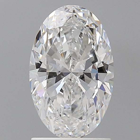 1.55 Carat Oval Shaped, Ideal Cut, D Color, VS1 Clarity, IGI Certified Lab Grown Diamond