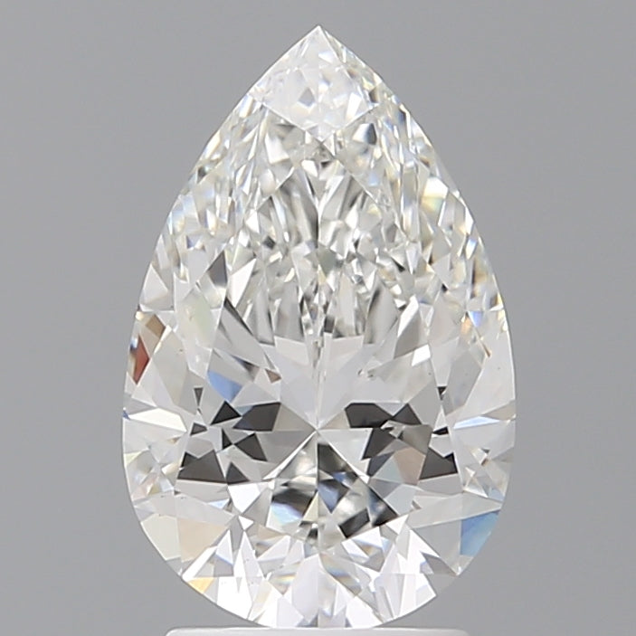 2.59 Carat Pear Shaped, Ideal Cut, F Color, VS1 Clarity, IGI Certified Lab Grown Diamond