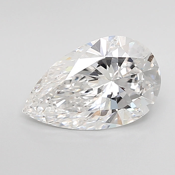 2.06 Carat Pear Shaped, Ideal Cut, E Color, VS1 Clarity, IGI Certified Lab Grown Diamond