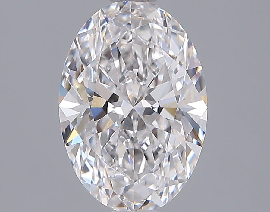 2.05 Carat Oval Shaped, Ideal Cut, D Color, VVS2 Clarity, IGI Certified Lab Grown Diamond
