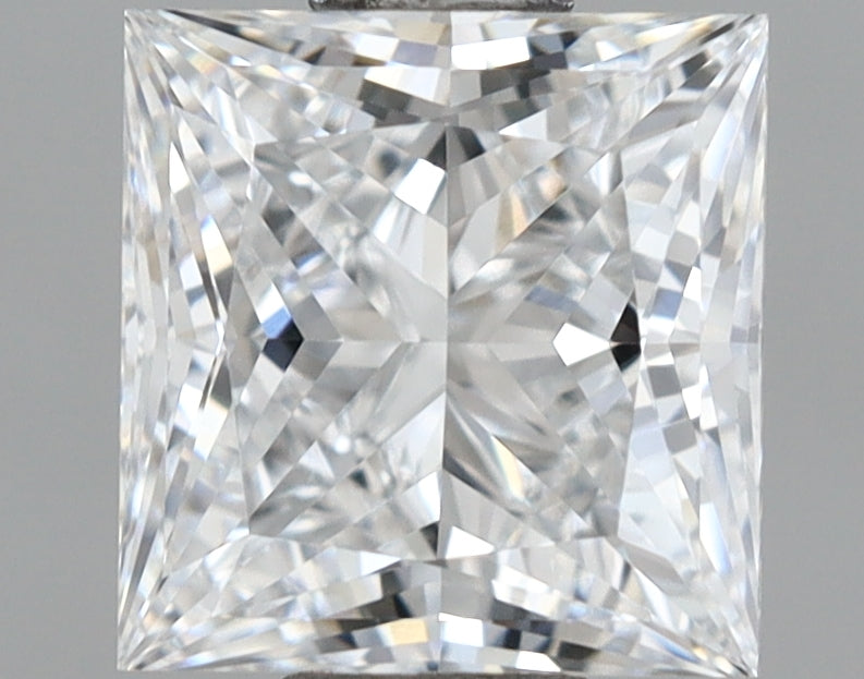 1.03 Carat Princess Shaped, Ideal Cut, D Color, VVS1 Clarity, IGI Certified Lab Grown Diamond