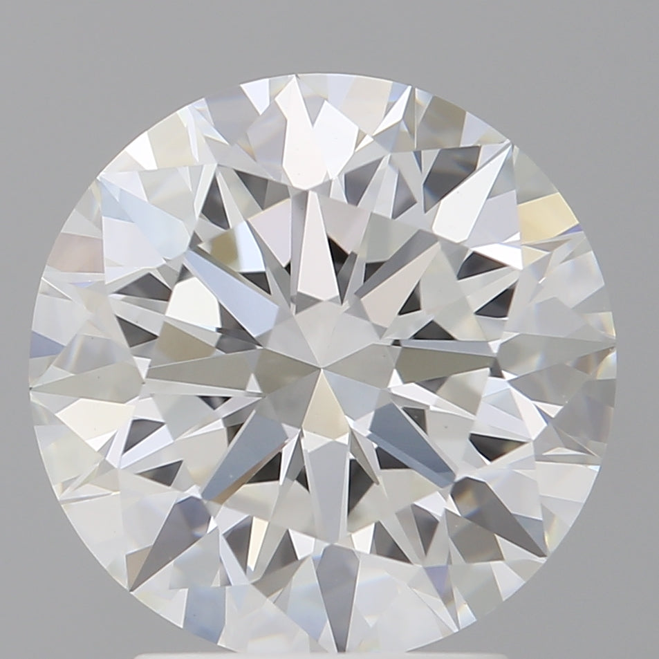 3.05 Carat Round Shaped, Ideal Cut, E Color, VVS2 Clarity, IGI Certified Lab Grown Diamond
