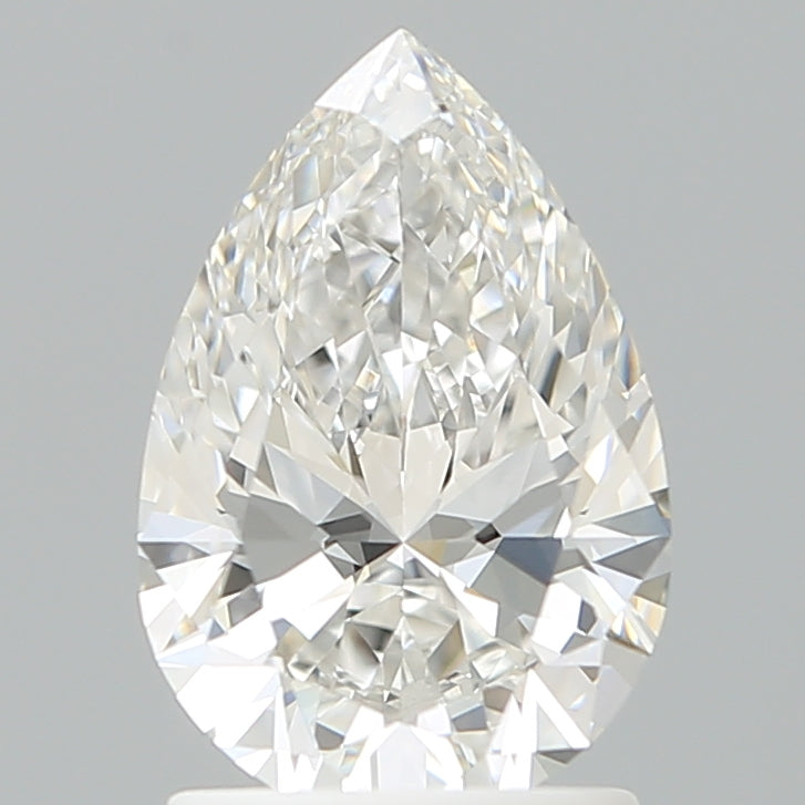 1.58 Carat Pear Shaped, Ideal Cut, F Color, VVS2 Clarity, IGI Certified Lab Grown Diamond