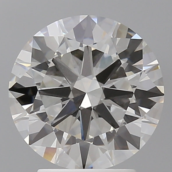 3.04 Carat Round Shaped, Excellent Cut, G Color, VVS2 Clarity, IGI Certified Lab Grown Diamond