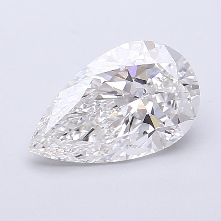 1.79 Carat Pear Shaped, Very Good Cut, E Color, VS1 Clarity, IGI Certified Lab Grown Diamond