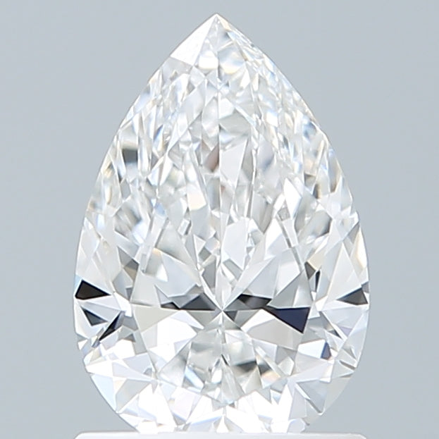 1.09 Carat Pear Shaped, Ideal Cut, E Color, VVS2 Clarity, IGI Certified Lab Grown Diamond