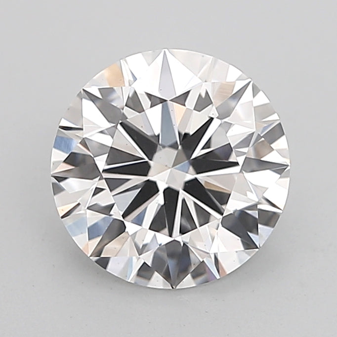 2.02 Carat Round Shaped, Ideal Cut, D Color, VS2 Clarity, IGI Certified Lab Grown Diamond